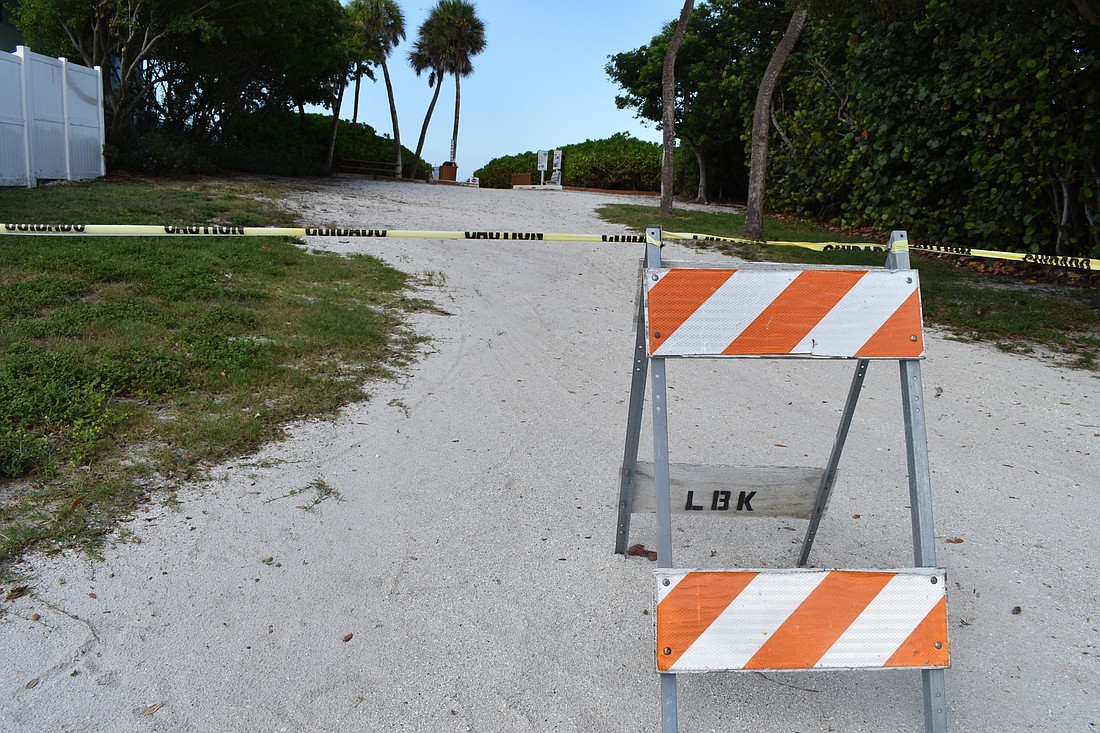 The town&#39;s public beach parking has remained closed since the end of June.