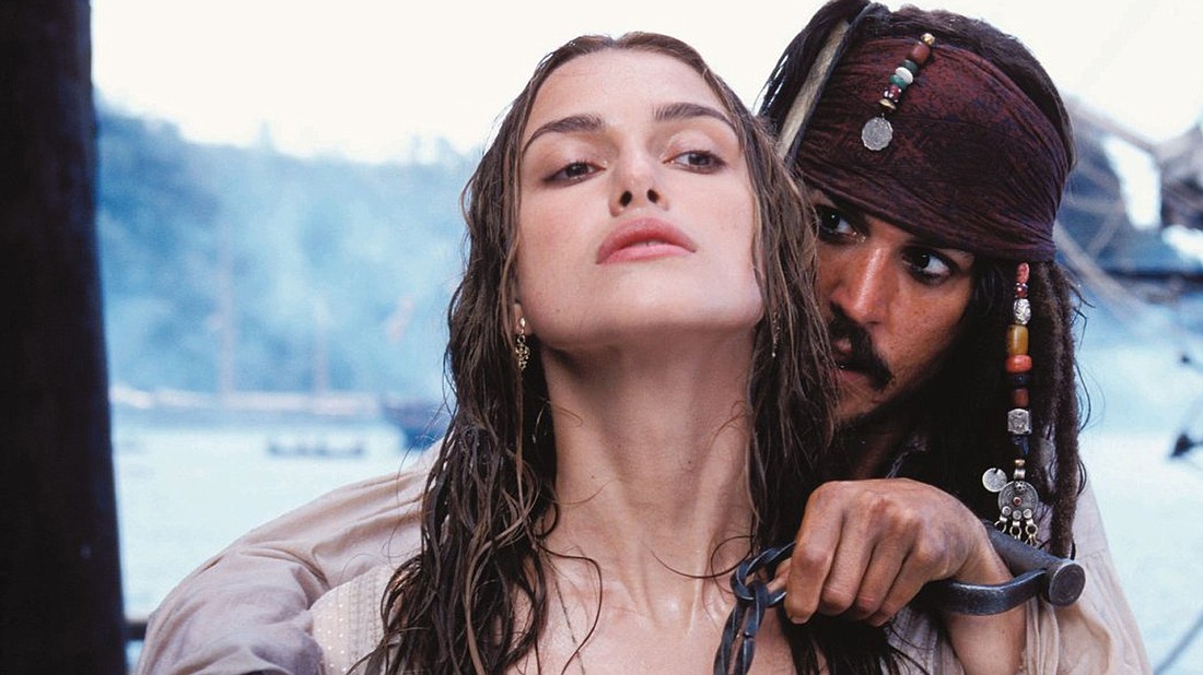 Keira Knightly and Johnny Depp. Photo source: Disney+.
