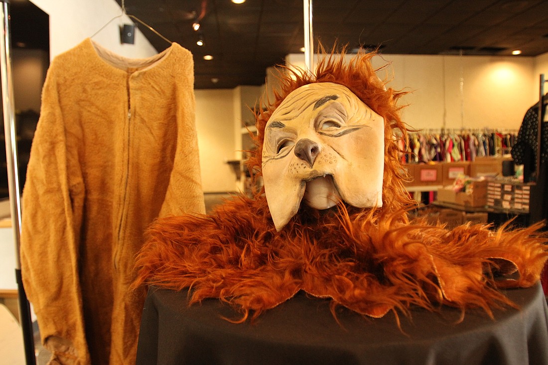 The company is selling many of its costumes, including the Cowardly Lion from its "The Wizard of Oz" play in 1996.