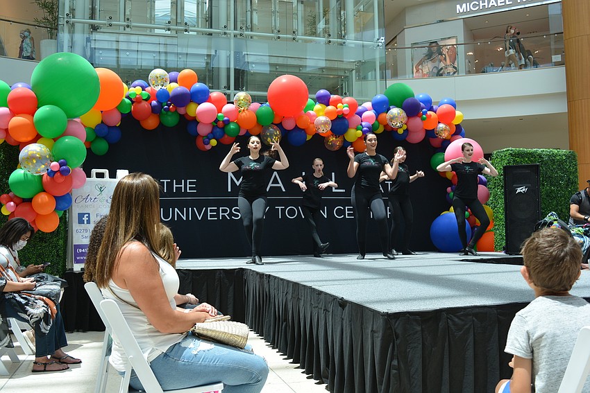 Dancers from Art and Soul Dance Co. performed for the crowd at lunchtime.