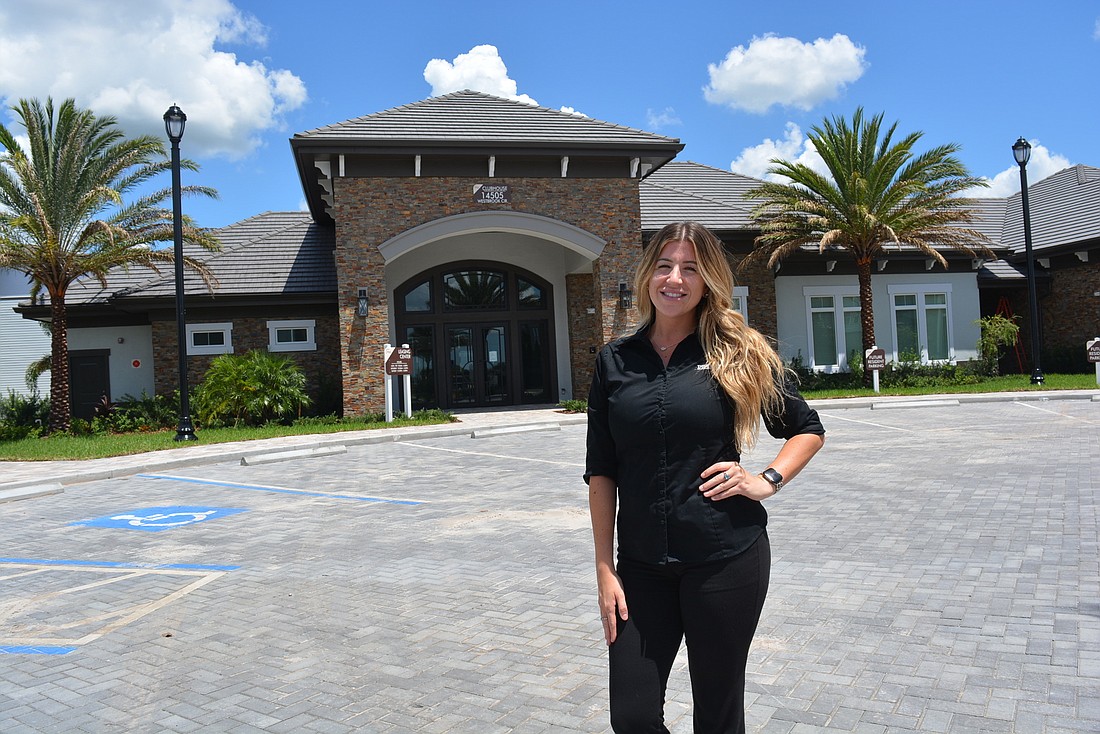 The Oasis at Lakewood Ranch Apartments Property Manager Stephanie Cooper says residents will enjoy the amenity center, which includes a resort style pool, a fitness center, a game room and a place for doing business.