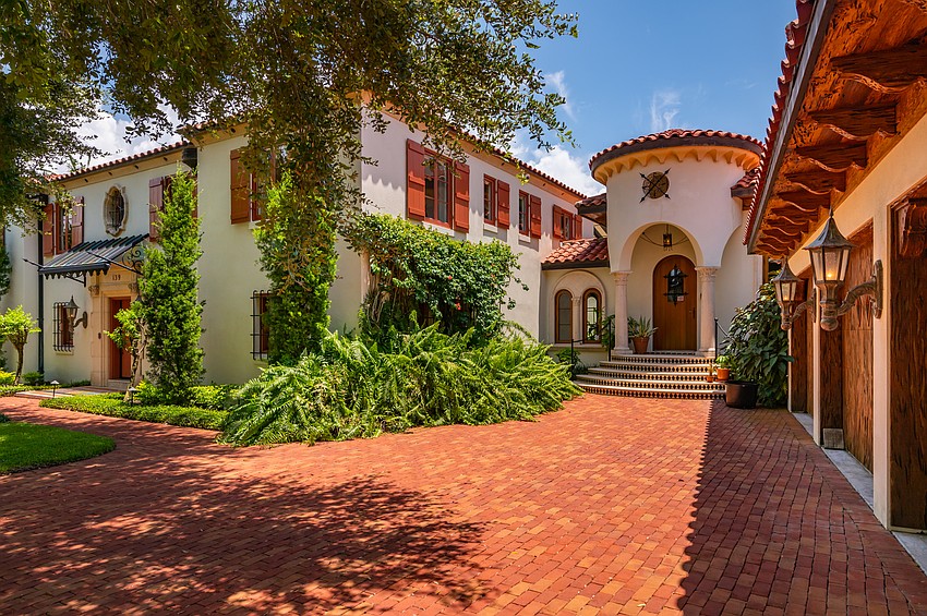 The home was built in the Italian-Renaissance style.