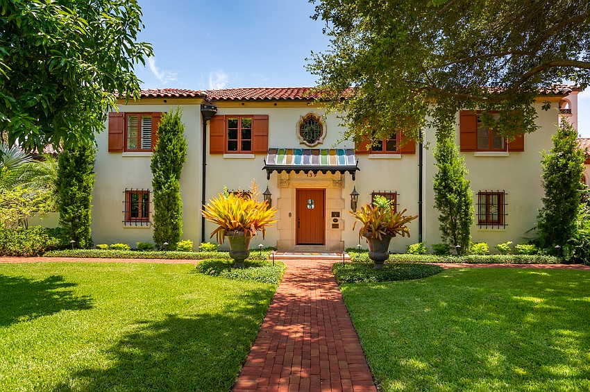 The home was built in the Italian-Renaissance style.
