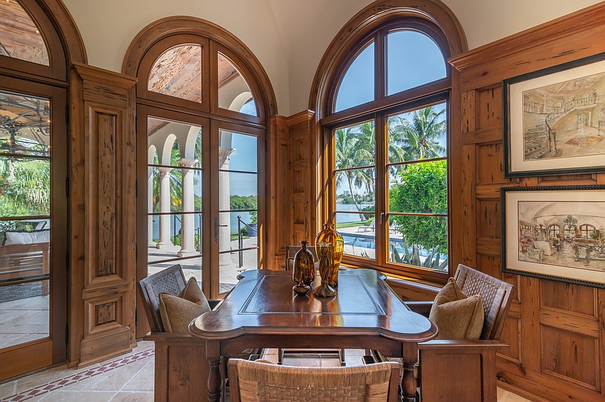 An office space boasts views of Sarasota Bay.