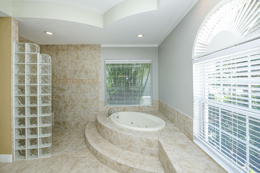 The before shot of the master bath.