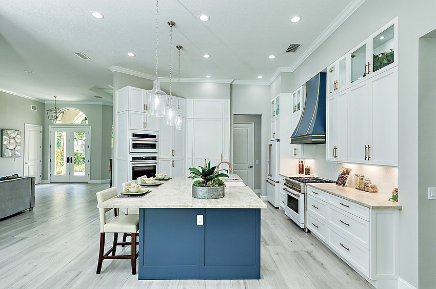 The after shot of the kitchen.