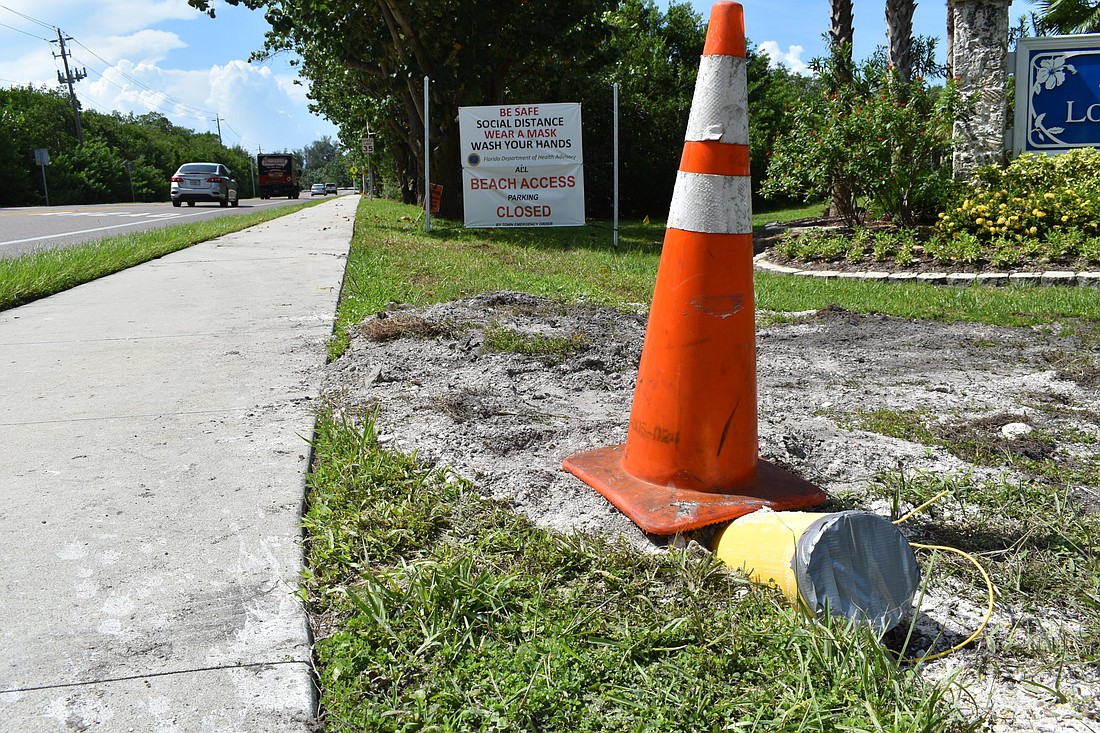 TECO Energy is also installing a 6-inch gas line along Gulf of Mexico Drive from North Shore Road to Bayview Drive.