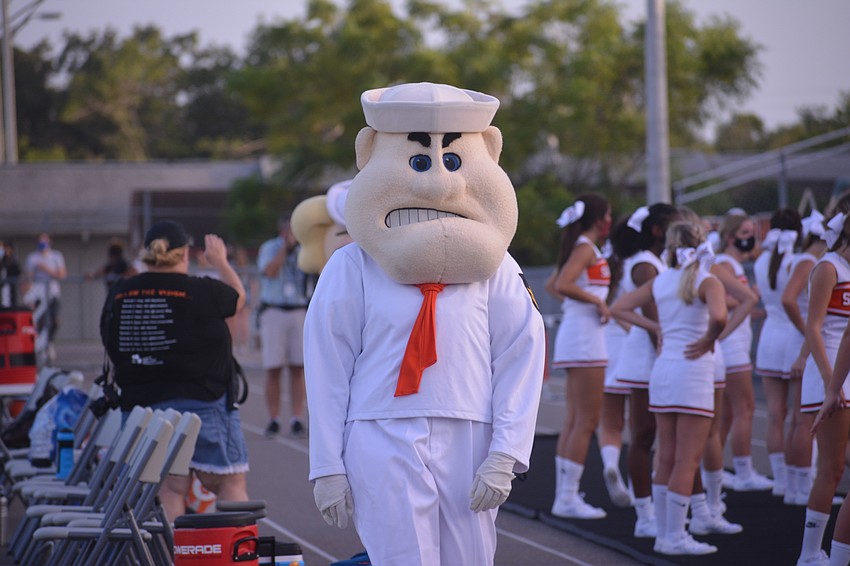 The Sailors mascot was out in full force.