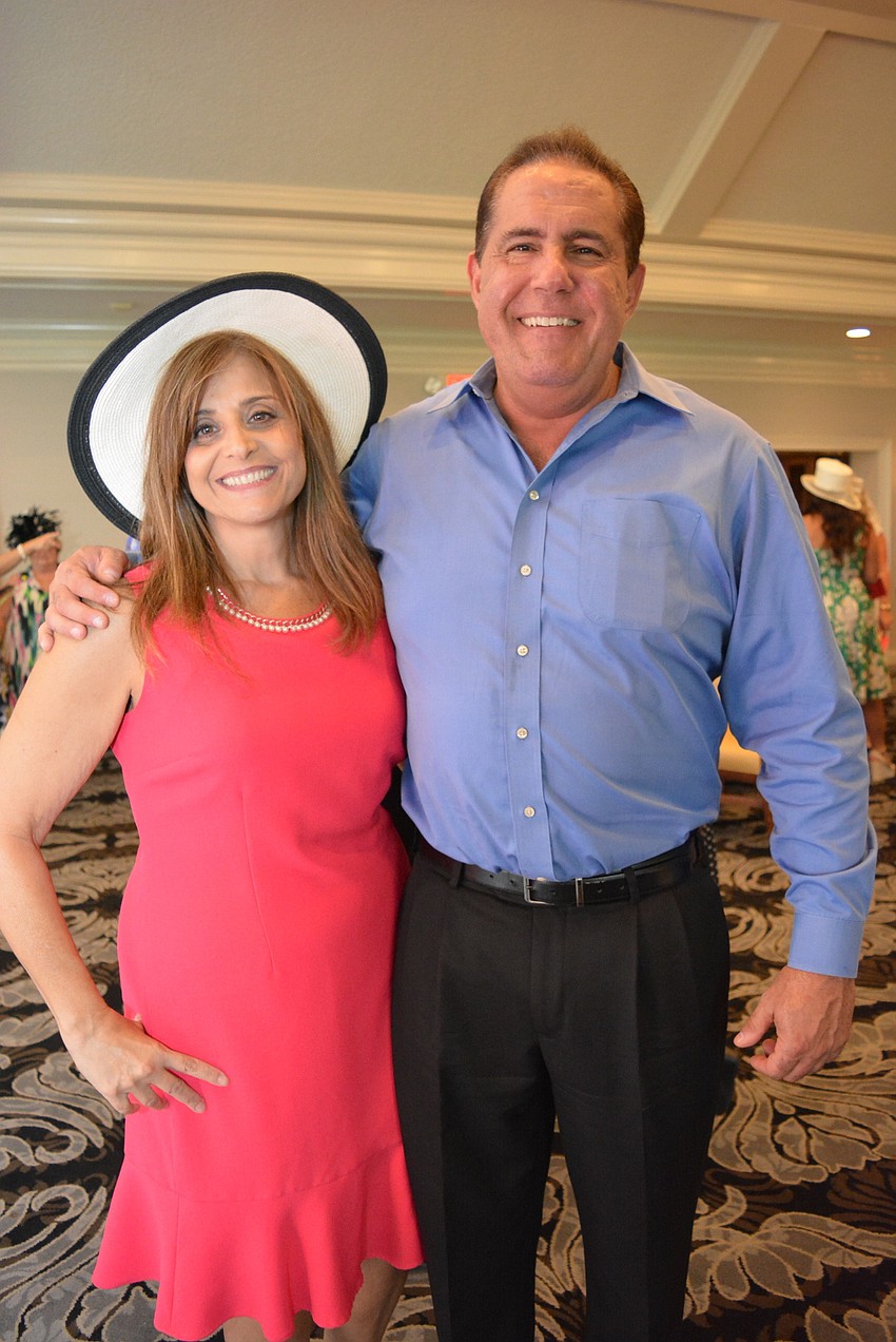 Graceann Frederico, with her husband Steve Frederico, came out to represent Sisterhood for Good, a Lakewood Ranch-based women's giving circle.