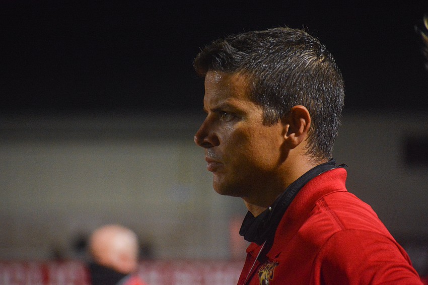 Jared Clark picked up his first win as the head coach at Cardinal Mooney.