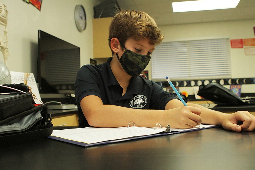 George Rauch began working on his assignment.