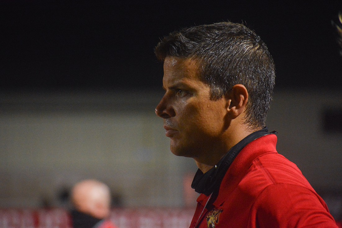 Jared Clark picked up his first win as the head coach at Cardinal Mooney against North Port.