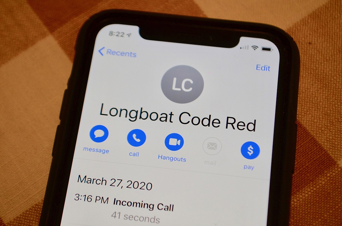 In May, the town transitioned from Longboat Code Red to Alert Longboat Key.