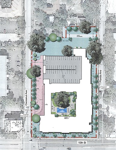 The Luxe on Tenth developer has filed preliminary plans with the city, but a detailed application is still to come. Image via city of Sarasota.