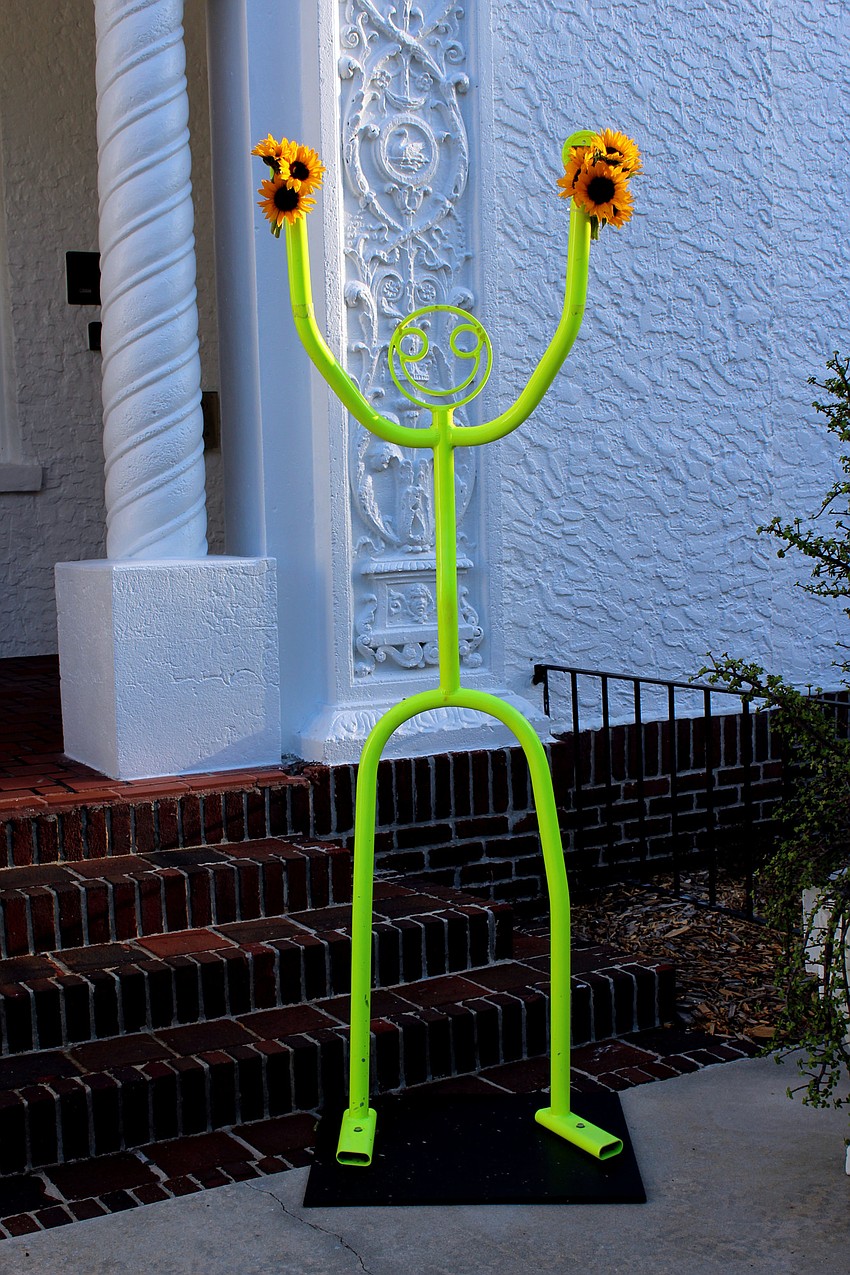 Even statues outside the school get in on the fun. Brynn Mechem