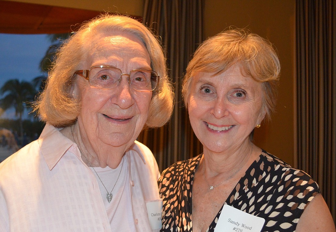 Charlotte Graver and Sandy Wood in 2013.