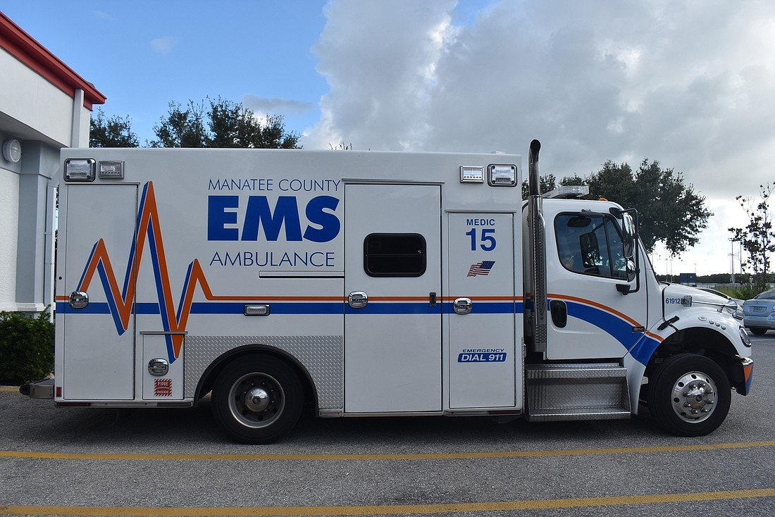 Manatee County is purchasing two new Braun Super Chief ambulances in October. Each will cost $328,277.