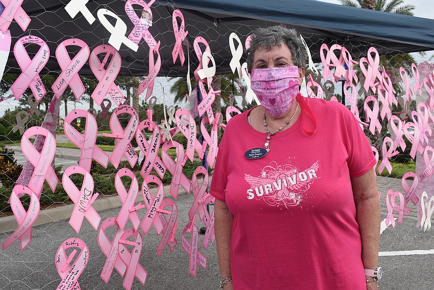 Barbara Posner is a two-time breast cancer survivor. She matched the $9,750 raised by walk-a-thon participants.