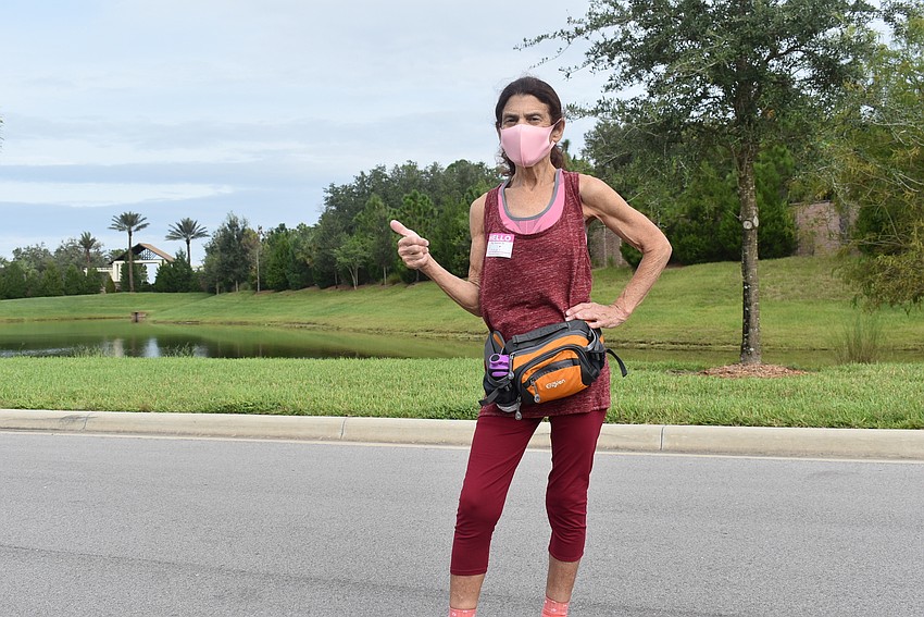 Randi Portnoy walked in honor of her mom, Carol, who is a breast cancer survivor, and her grandmother, Regina, who died fighting the disease.