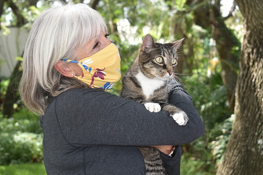 Tamara Wright and Jessie enjoy the fresh air.