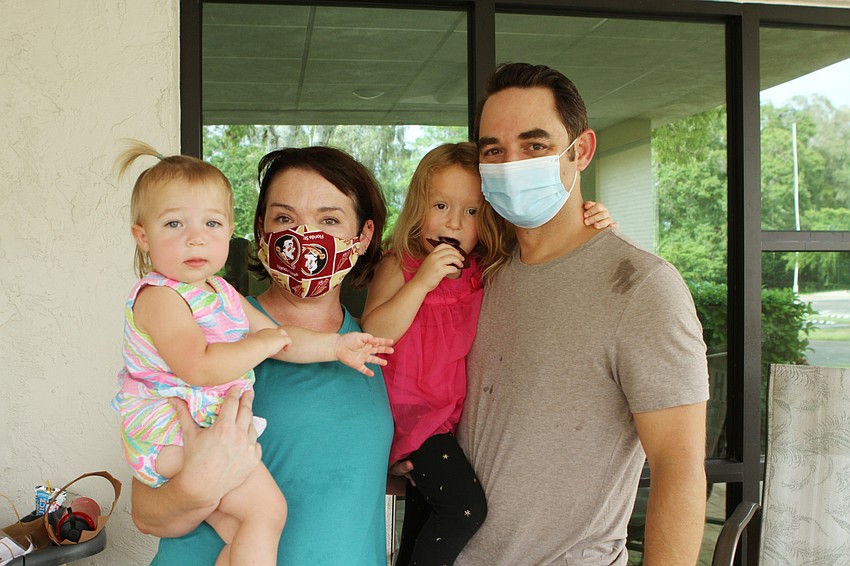 Novalee, Vicky, Leila and Mike Golen had a great time together.