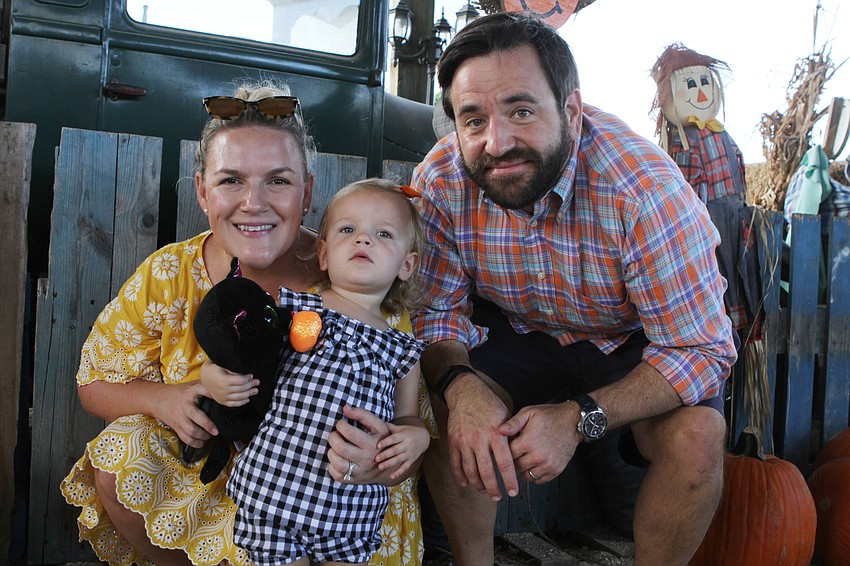 Erin, Everette and Doug Christy were in high spirits.