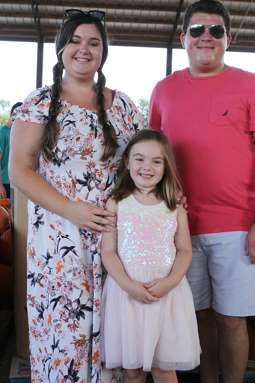 Rachel Gallant, Nevaeh Ramsey and TJ Milewski had fun.