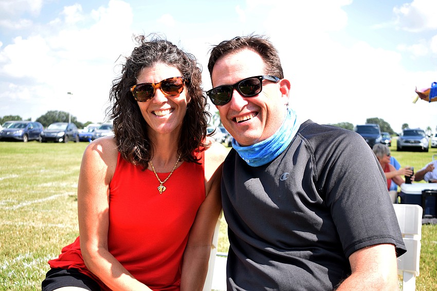 Lakewood Ranch's Amy and Roger Campernel enjoy their first time seeing 