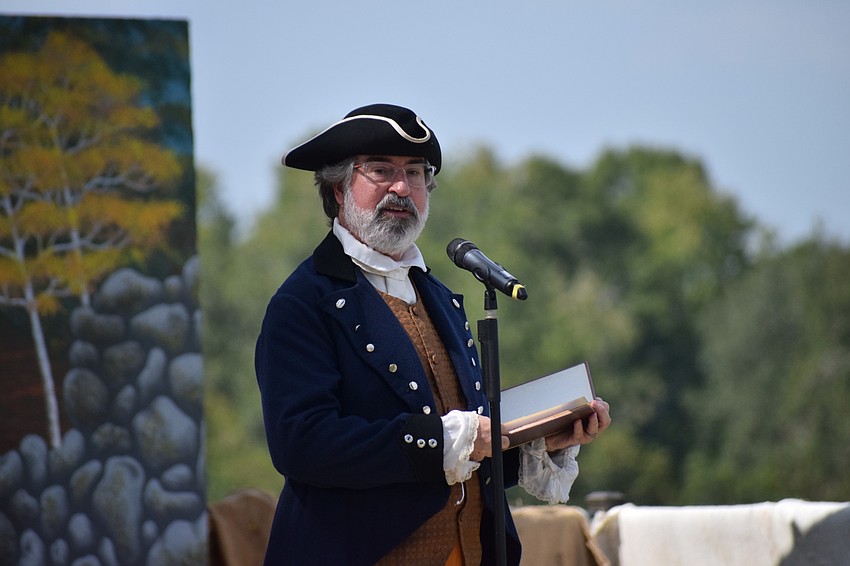 David Russell, a volunteer for 'The Legend of Sleepy Hollow