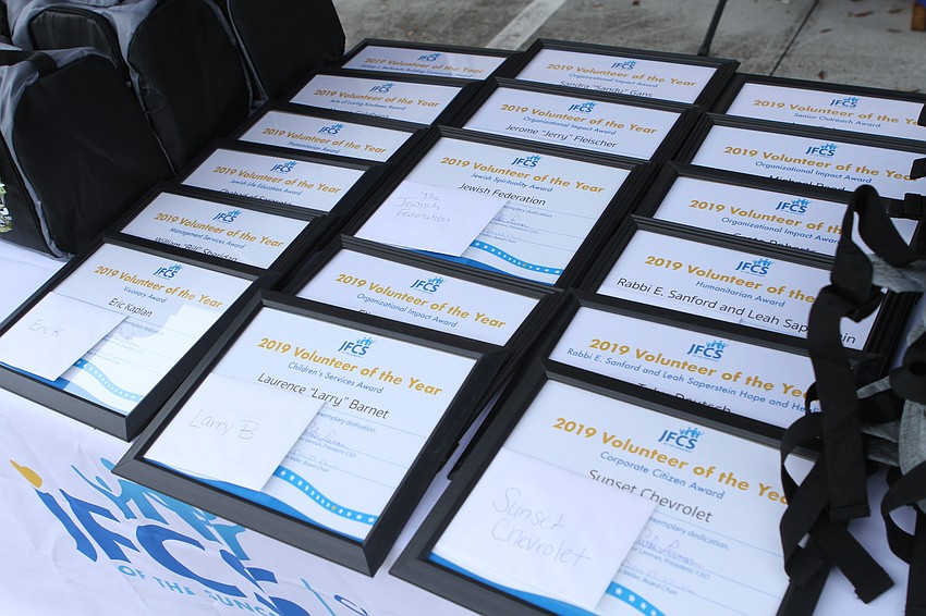 Volunteers of the Year received special awards.