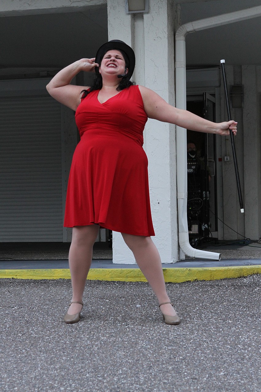 Production Manager Alyssa Goudy brought the house down with her number.