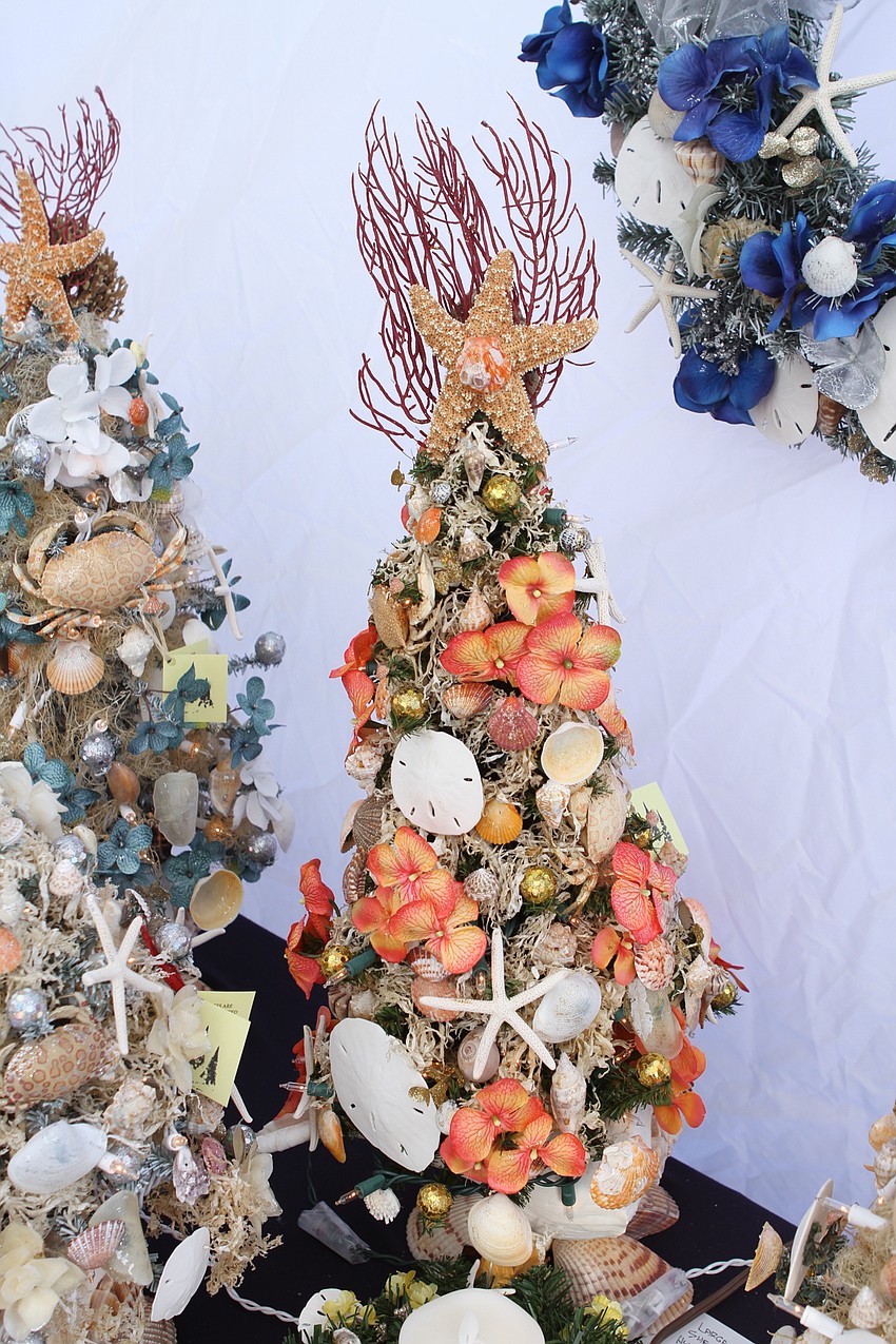 Peter Muffit sold beach-y trees at his Trees by the Sea booth.