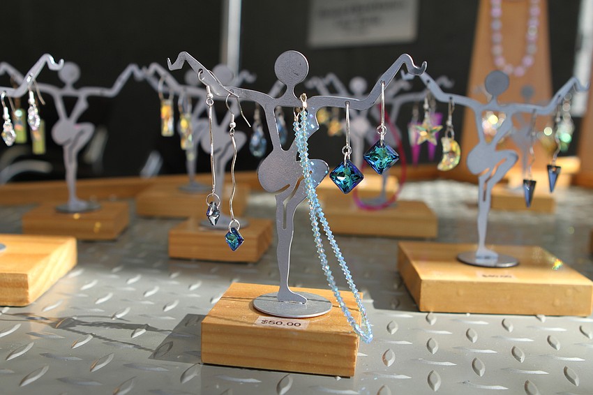 Fine art and jewelry was sold at Florida Fusion.