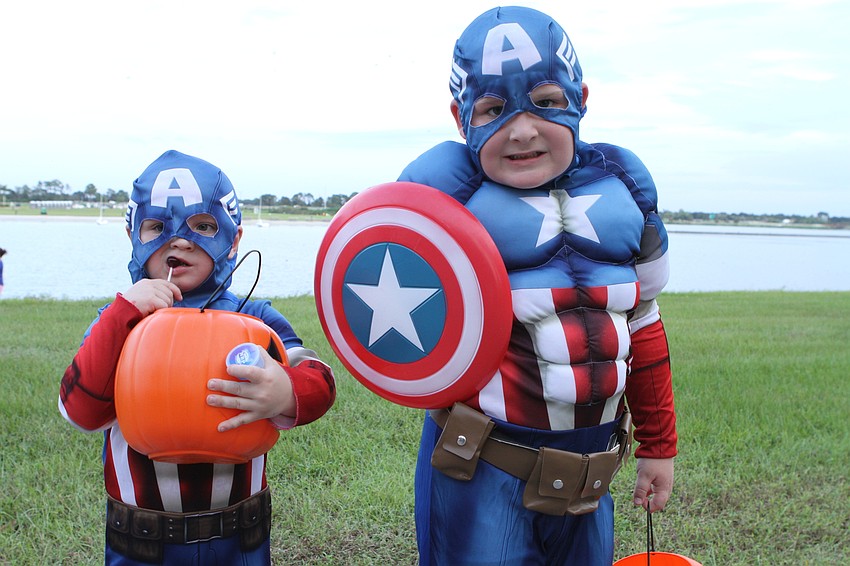 Jacob and Lucas Brock both were  Captain America.