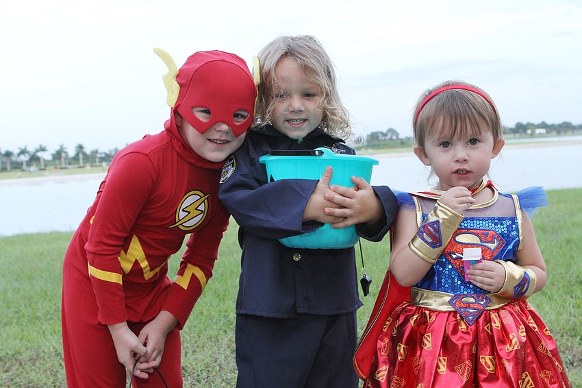 Mason and Christopher Hattaway posed with Kylie Montgomery.