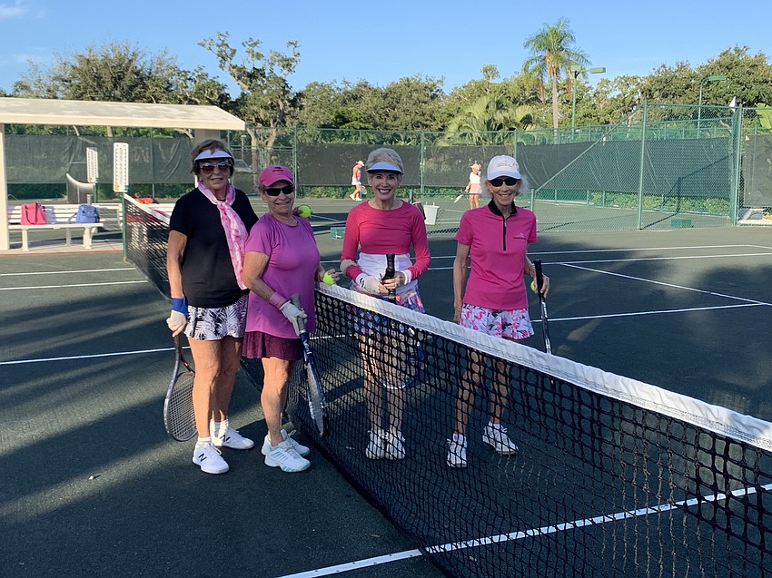 Bonnie Wilder, Gail Barzman, Marie Watts and Diana Emrich-Cable. Photo courtesy of Briana Harris Francois.