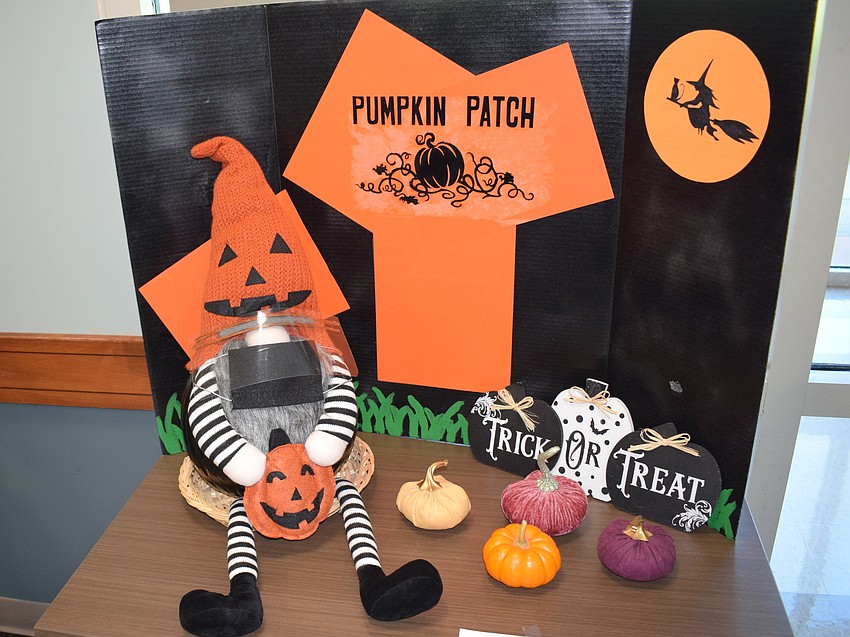 The pumpkin patch was put together by the quality and medical staff.
