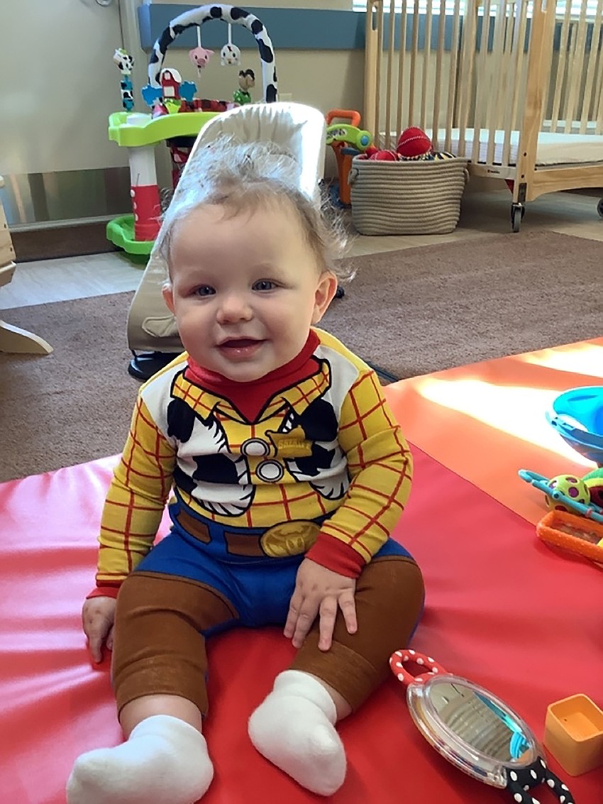 Brooks Beirmann from Primrose School at Lakewood Ranch North is dressed as Woody. Courtesy photo.