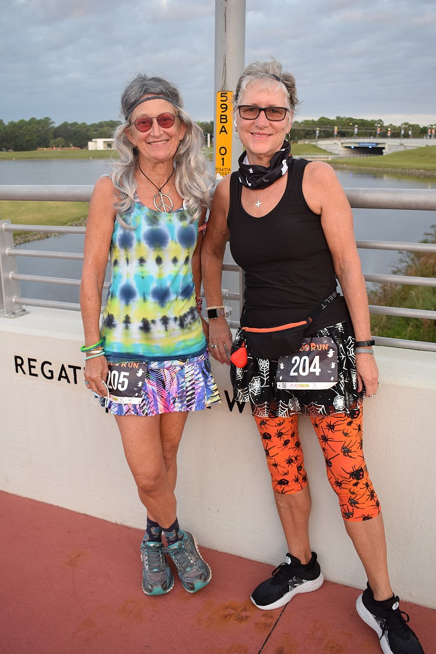 Bradenton's Pamela Wusthof and Maureen Matson were all smiles now that they can run in charity events once again.