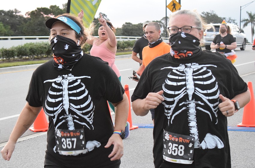 East County's Carmen Sutphen and Janelle Sutphen made no bones about the fact they were happy to be able to compete in benefit races again.