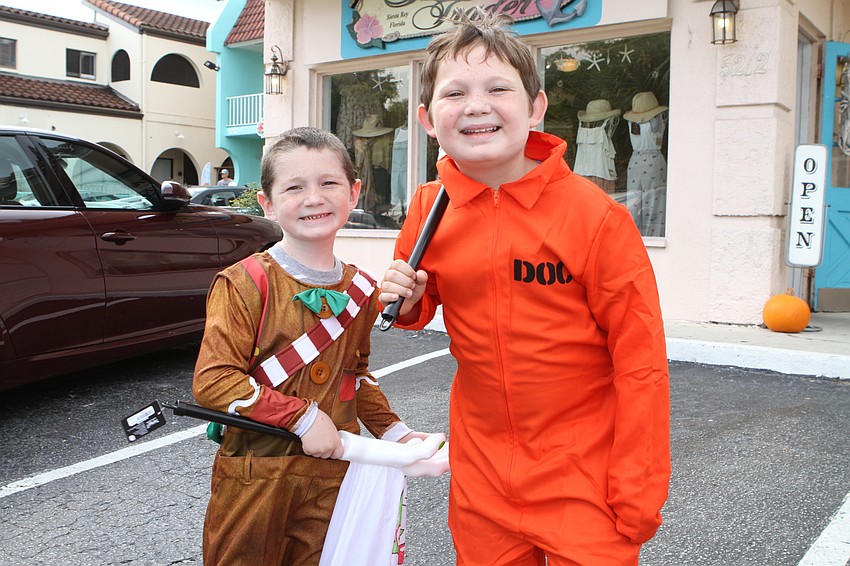 Colton and Jacob Mink were all smiles.