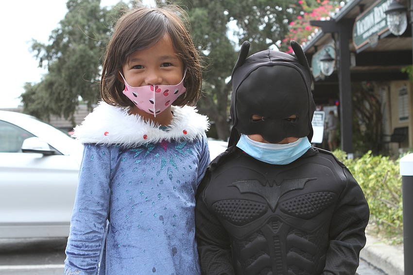 Aryana and Julien Albrecht committed to their costumes.