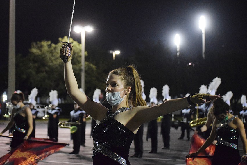 Allie Pascarella strikes a pose with her saber.