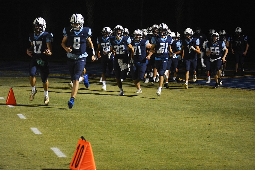 The Thunder takes the field.