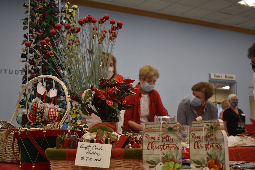 The central checkout table served as a rendezvouz point for volunteers.