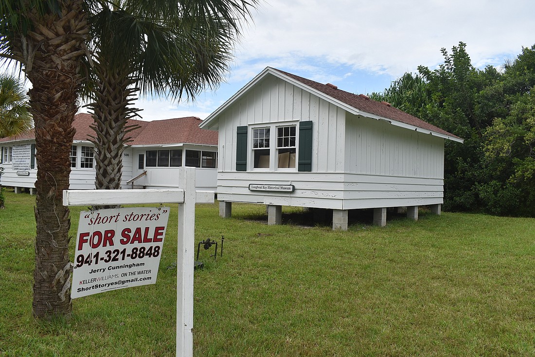 The Longboat Key Historical Society has extended its deadline from Oct. 31 to Nov. 10 to bid on the L-shaped historic cottage. Photo taken by Nat Kaemmerer.
