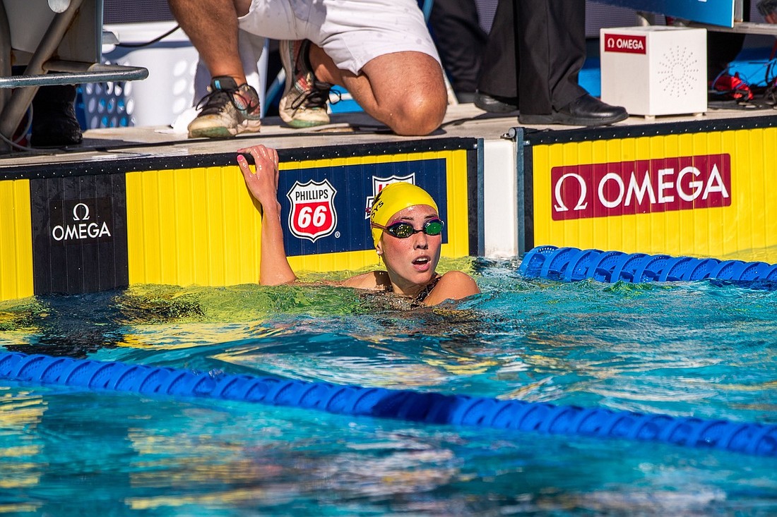 Emma Weyant won the 400 IM at the USA Swimming Nationals at Stanford University in 2019. It was the sixth fastest time in the world last year. Courtesy photo.