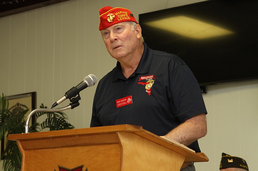 Assistant Vice Chair Todd Smith addressed the crowd.