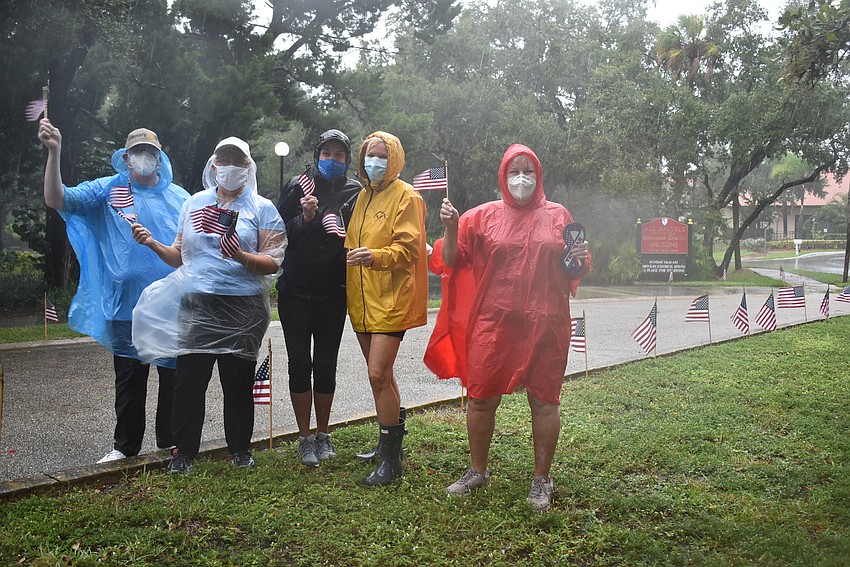 Geri and Susan Veshosky, Nancy Rozance, Joan Sherry and Carol Erker