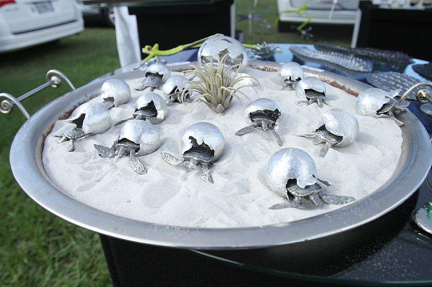 Don McCullough prided himself on his sculptures made of pewter and silver.